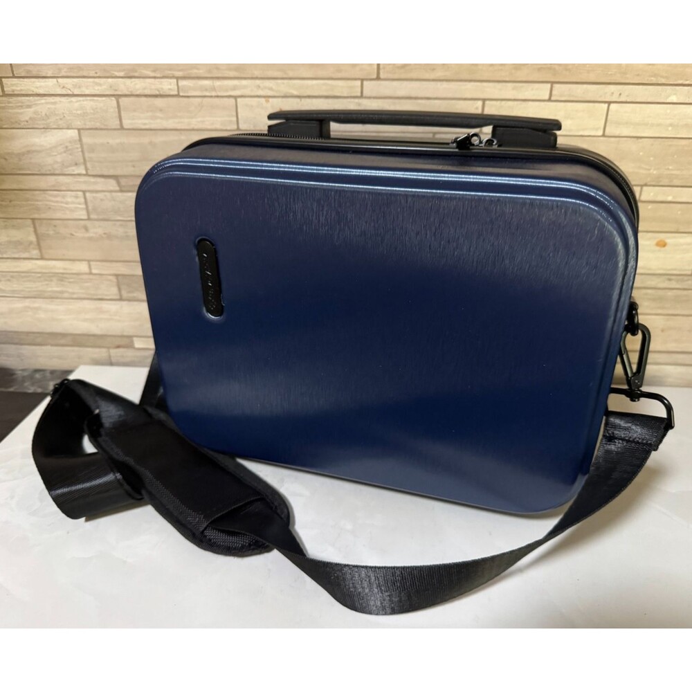 Travelarim Mini Carry on Luggage Crossbody Blue Travel Toiletry Bag 12”